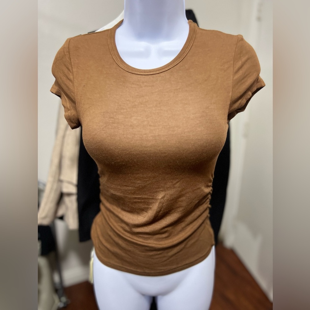 OGL Eco-MiyaMoon® Round Neck Short Sleeve Brami Top - Picture 3 of 6